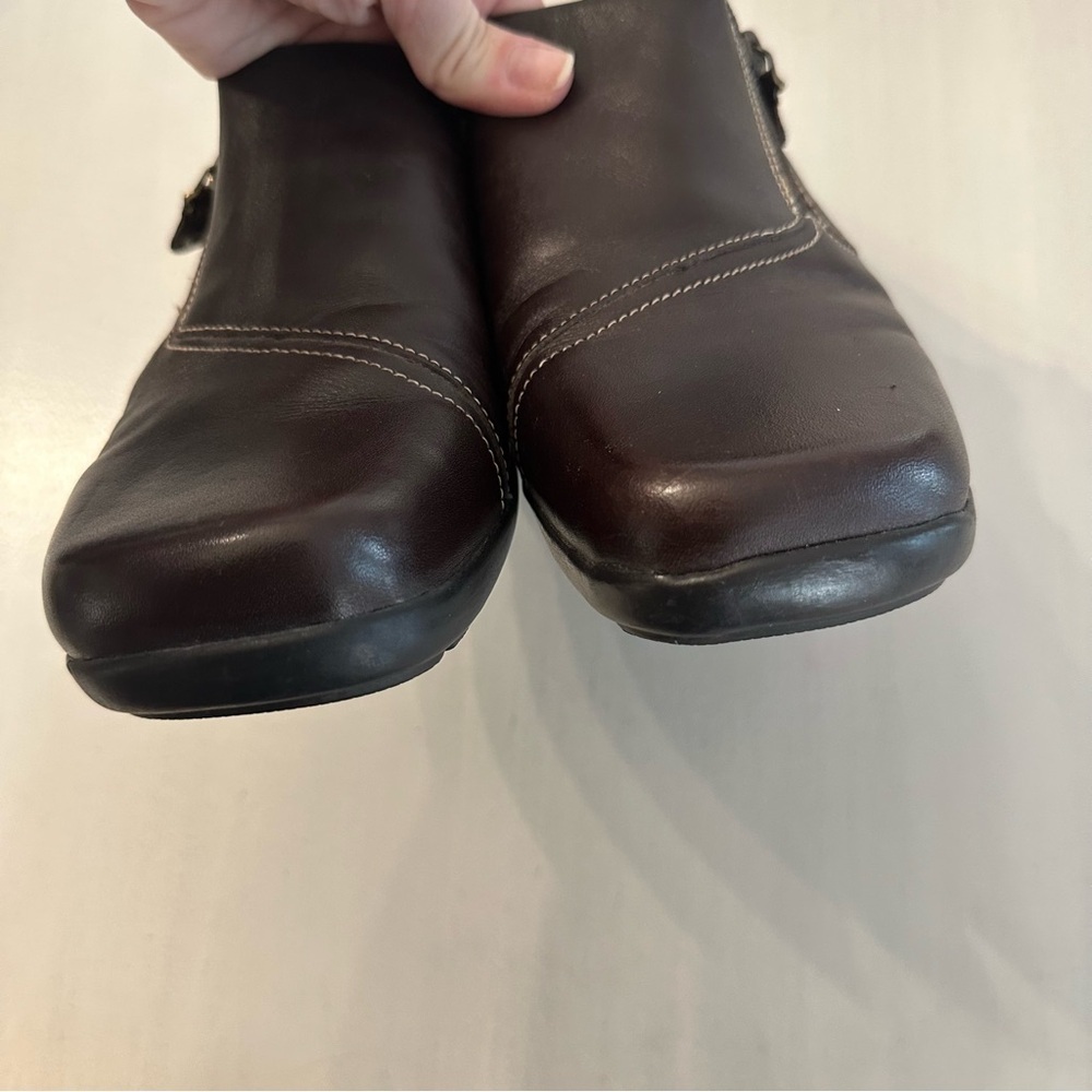 Naturalizer Women’s Adile Brown Slip On Leather Clog Shoes Sz 10M GUC - Picture 8 of 11